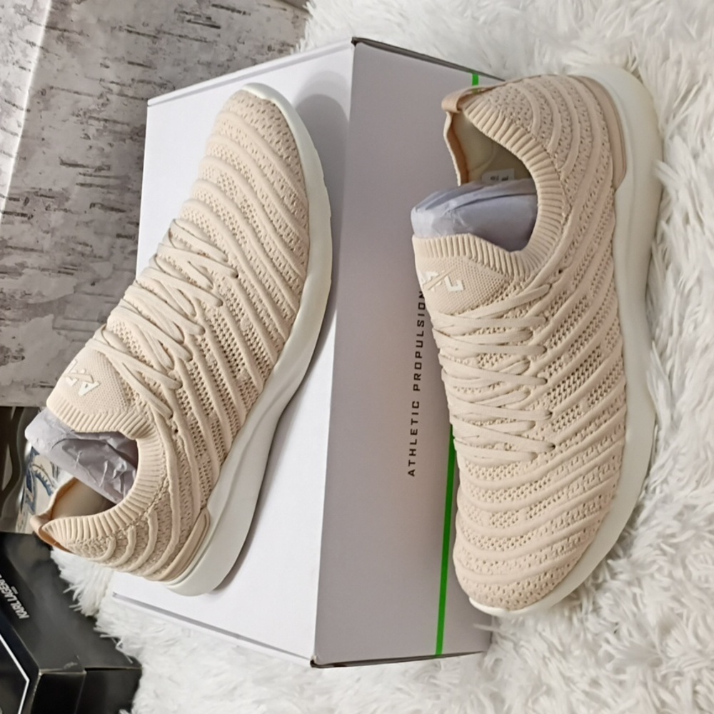 APL Athletic Propulsion Labs Techloom Wave Sneaker Warm Silk Ivory Men's 12
